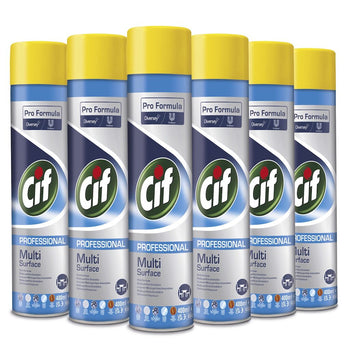 Detergente spray antistatico e anti polvere Cif Multisurface 6X400 ml