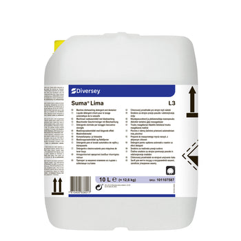 Detergente clorinato lavastoviglie acque medie Diversey Suma Lima L3 10 litri