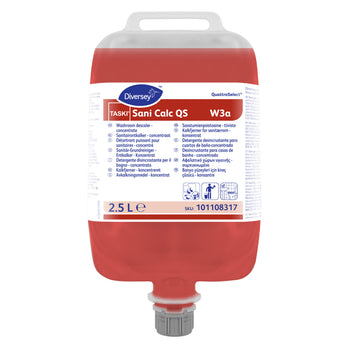 Disincrostante per il bagno in QuattroSelect Diversey TASKI Sani Calc QS W3a 2x2,5 litri