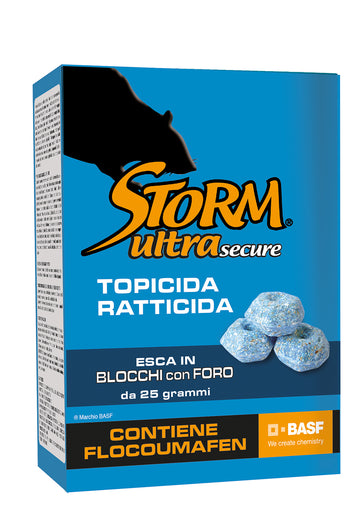 Esca rodenticida in blocchi per topi e ratti Zapi Storm Ultra Secure 300 g