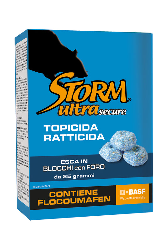 Esca rodenticida in blocchi per topi e ratti Zapi Storm Ultra Secure 300 g