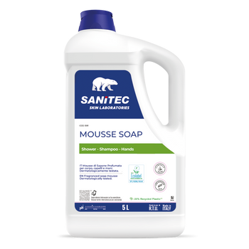 Sapone in mousse Ecolabel Sanitec Mousse Soap Green Power 2x5 litri