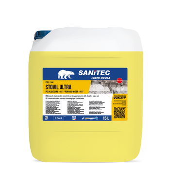 Detergente per lavaggio manuale stoviglie Sanitec Stovil Ultra 15 lt