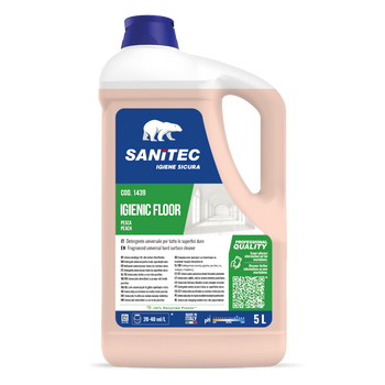 Detergente per pavimenti Sanitec Igienic Floor Pesca 5 litri