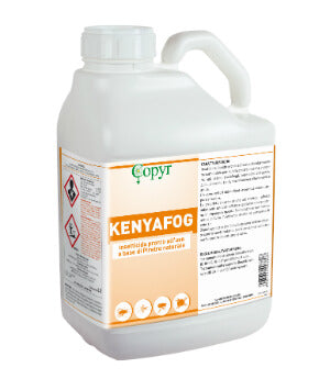 Insetticida per mosche, zanzare e insetti striscianti Copyr Kenyafog 5 lt