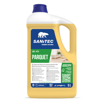 Detergente neutro per parquet Sanitec Parquet 2x5 litri