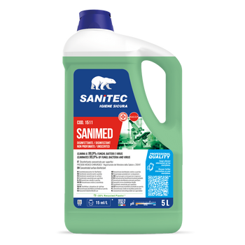 Disinfettante concentrato per superfici Sanitec Sanimed Non Profumato 5 litri