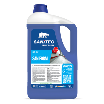 Detergente profumato per superfici dure Sanitec Saniform 5 litri