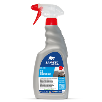 Detergente per piani a induzione e vetroceramica Sanitec S5 Induction Hobs 6x500 ml