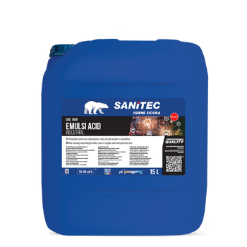 Detergente acido peracetico non schiumogeno Sanitec Emulsi-Acid 15 litri
