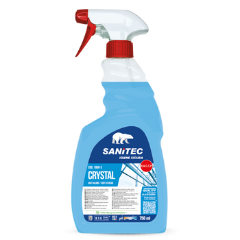 Detergente multiuso per vetri e polvere Sanitec Crystal 750 ml
