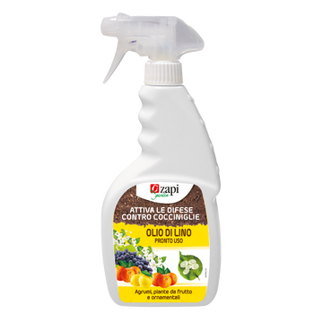 Olio di lino corroborante pronto uso per piante Zapi Olio di Lino Bio 500 ml