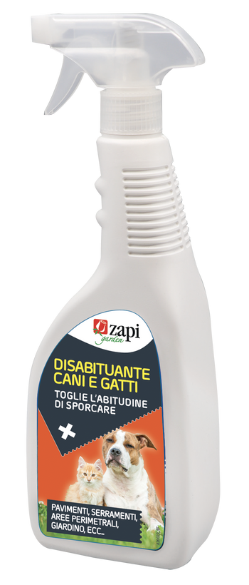 Disabituante repellente spray per cani e gatti Zapi Disabituante Cani e Gatti 750 ml