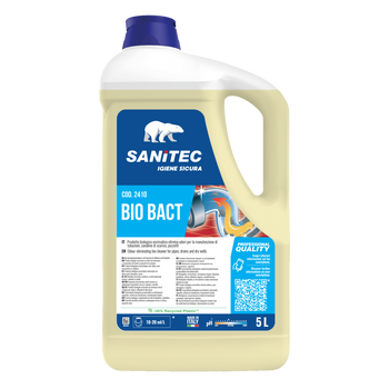 Enzimatico elimina odori per tubazioni e scarichi Sanitec Bio-Bact 5 litri
