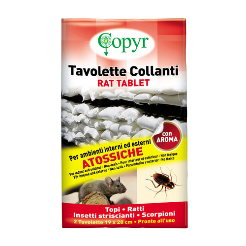 Copyr Rat Tablet Klebefalle für Mäuse und Ratten 2 Stück