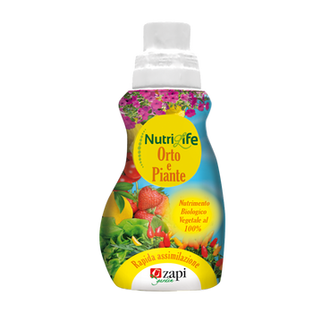 Concime liquido vegetale per orto e piante Zapi Nutrilife Bio Orto e Piante 350 g