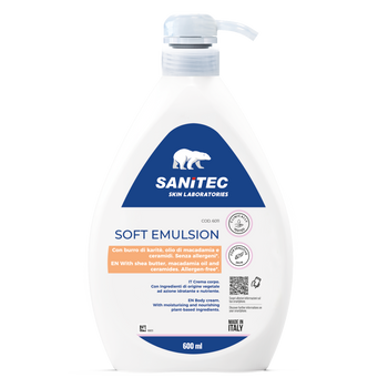 Crema corpo idratante Sanitec Soft Emulsion 6x600 ml