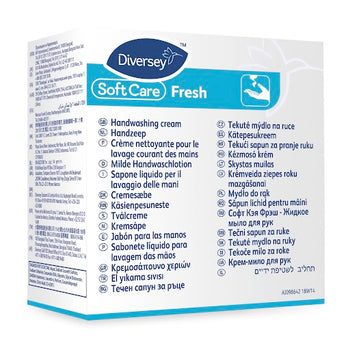 Detergente lavamani profumato Diversey Soft Care Fresh 6x800 ml
