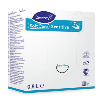 Detergente lavamani delicato non profumato Diversey Soft Care Sensitive 800 ml