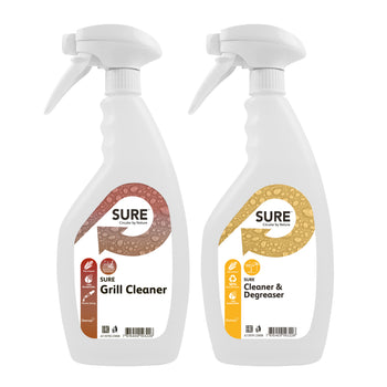 Flaconi vuoti da 750ml con spuzzatore Diversey Flaconi con spruzzatore per SURE Grill & Degreaser 6 pezzi