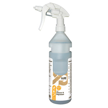 Kit bottiglie vuote da Divermite/Diverflow per SURE Cleaner & Degreaser 1 pezzo