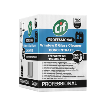 Detergente concentrato per vetri e specchi Diversey Cif Professional 2x2 litri