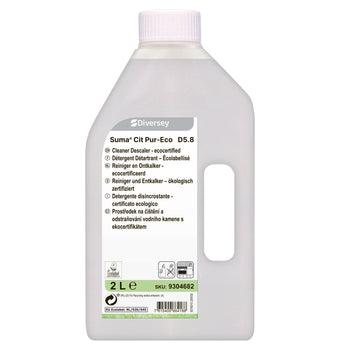 Detergente disincrostante certificato ecologico Diversey Suma Cit Pur-Eco D5.8 6x2 litri