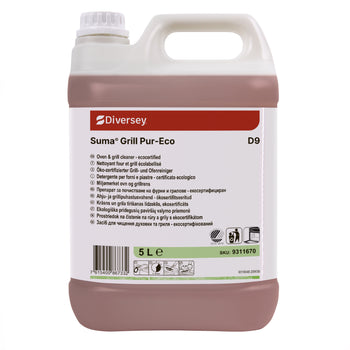 Detergente ecologico per forni e grill Diversey Suma Grill Pur-Eco D9 2x5 litri