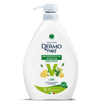 Bagnodoccia idratante Dermomed Vitalità 1 litro con dosatore - fronte