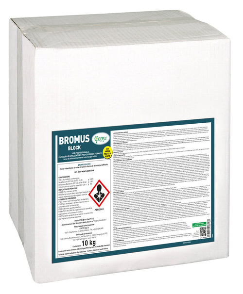 Copyr Bromus Block Nagetierköder für Mäuse und Ratten 10 kg