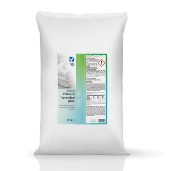 Detersivo enzimatico in polvere per lavatrice Vebi BestClean Polvere Lavatrice Plus busta 20 kg
