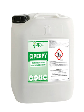 Inseticida para moscas, mosquitos e baratas Copy Ciperpy 5 litros