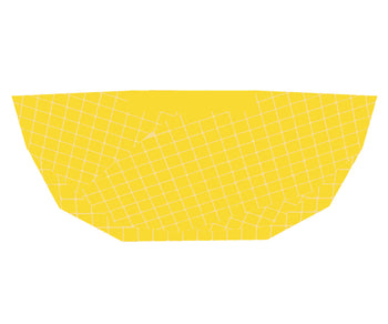 Piastre collanti compatibili gialle 540 x 250 mm per lampade UV cattura insetti KOM12 6 pezzi