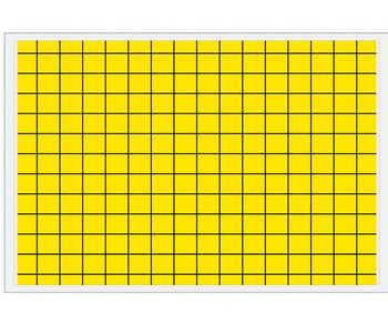Piastre collanti compatibili gialle 450 x 287 mm per lampade UV cattura insetti KOM17 12 pezzi