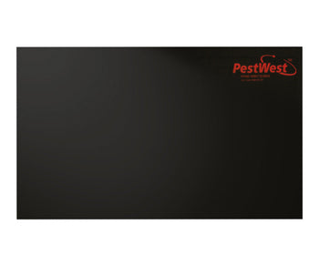 Piastre collanti Pestwest in cartone nere per lampade UV 6 pezzi