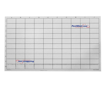 Piastre collanti Pestwest in cartone con griglia per lampade UV 6 pezzi
