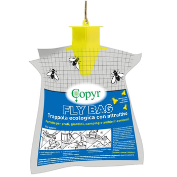 Trappola per mosche usa e getta con attrattivo Copyr Fly Bag