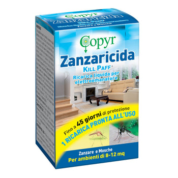 Ricarica liquida antizanzare per elettroemanatore Copyr Kill Paff Electric