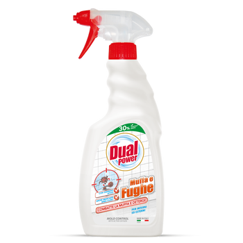 Detergente antimuffa per fughe e piastrelle Dual Power Muffa e Fughe 6x500 ml