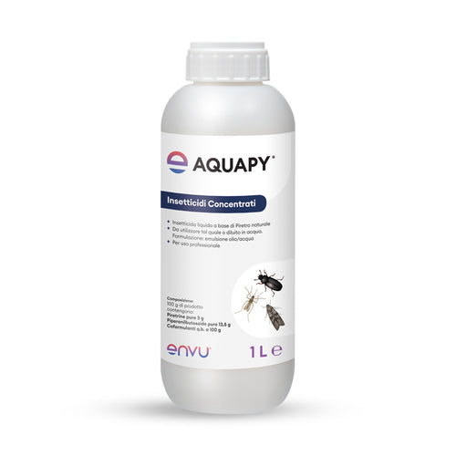 Insetticida per mosche, pulci, zanzare e insetti vari ENVU AQUAPY 1 lt