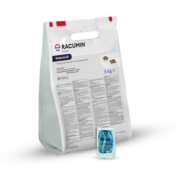 Rodenticide pest control bait for mice and rats Envu Racumin Expert 5 Kg