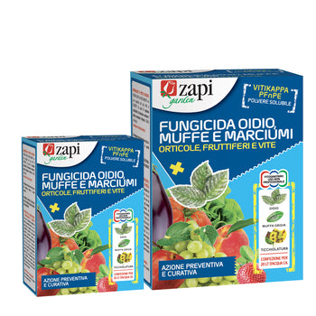 Fungicida contro oidio, muffe e marciumi per orto e frutteto Zapi Fungicida Oidio Muffe e Marciumi 100 g