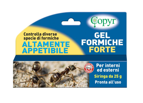INSETTICIDA GEL PER FORMICHE COPYR GEL FORMICHE FORTE 25g