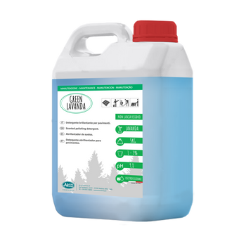 Detergente brillantante profumato per pavimenti Arco Chimica Green Lavanda 5 kg