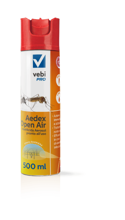 Insetticida aerosol per zanzare, mosche e cimici Aedex Open Air 500 ml