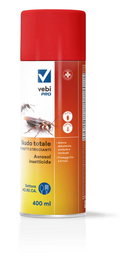 Inseticida aerossol Vebi Skudo Totale para baratas e formigas 400 ml