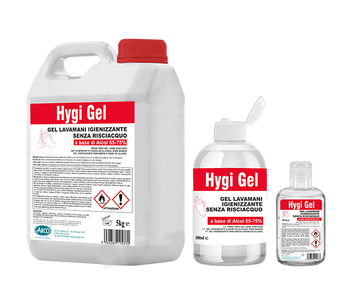 Gel lavamani igienizzante alcolico profumato con pompetta Arco Chimica Hygi Gel con 6 pompette 500 ml