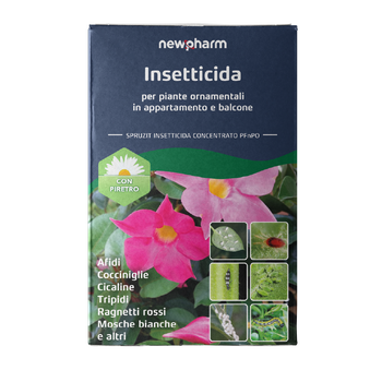 Insetticida a base di piretro per piante ornamentali Newpharm Insetticida Piretro 10 ml