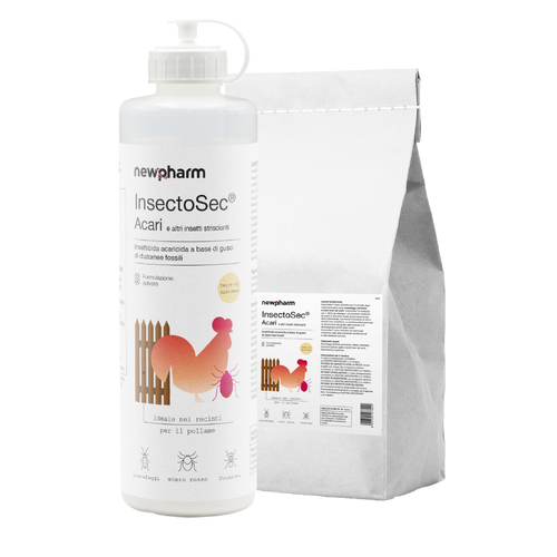 Insetticida naturale per acari, blatte e formiche Newpharm Insectosec 100 g