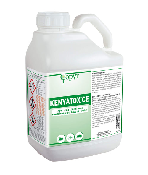 Insektizid gegen Fliegen, Mücken und Kakerlaken Copyr Kenyatox CE 5 Liter